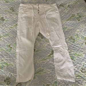 100% Cotton Drop Crotch Pants